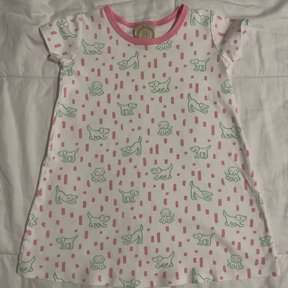 The Beaufort Bonnet Company Pink and Green Polly Play Dress
